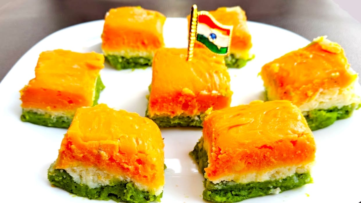 Independence Day 2022 Tiranga Barfi Recipe Special Tricolor Sweet Recipe in Hindi