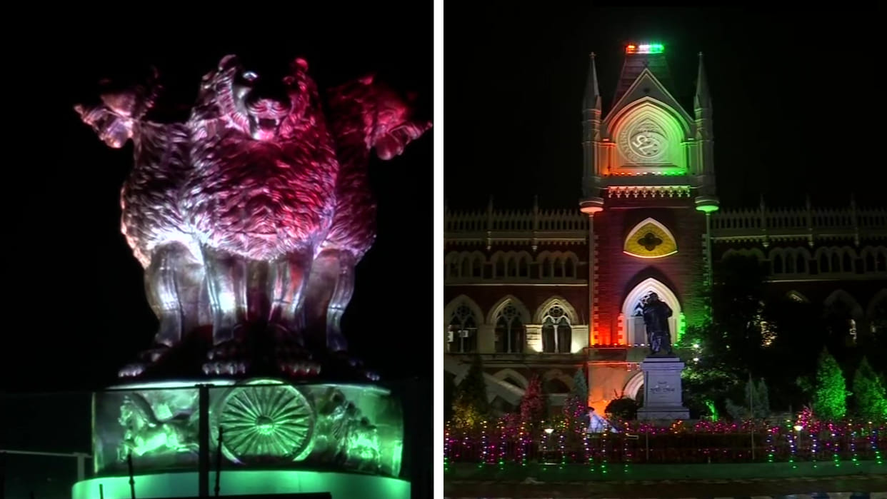 76th Independence Day whole country shone with the light of the tricolor