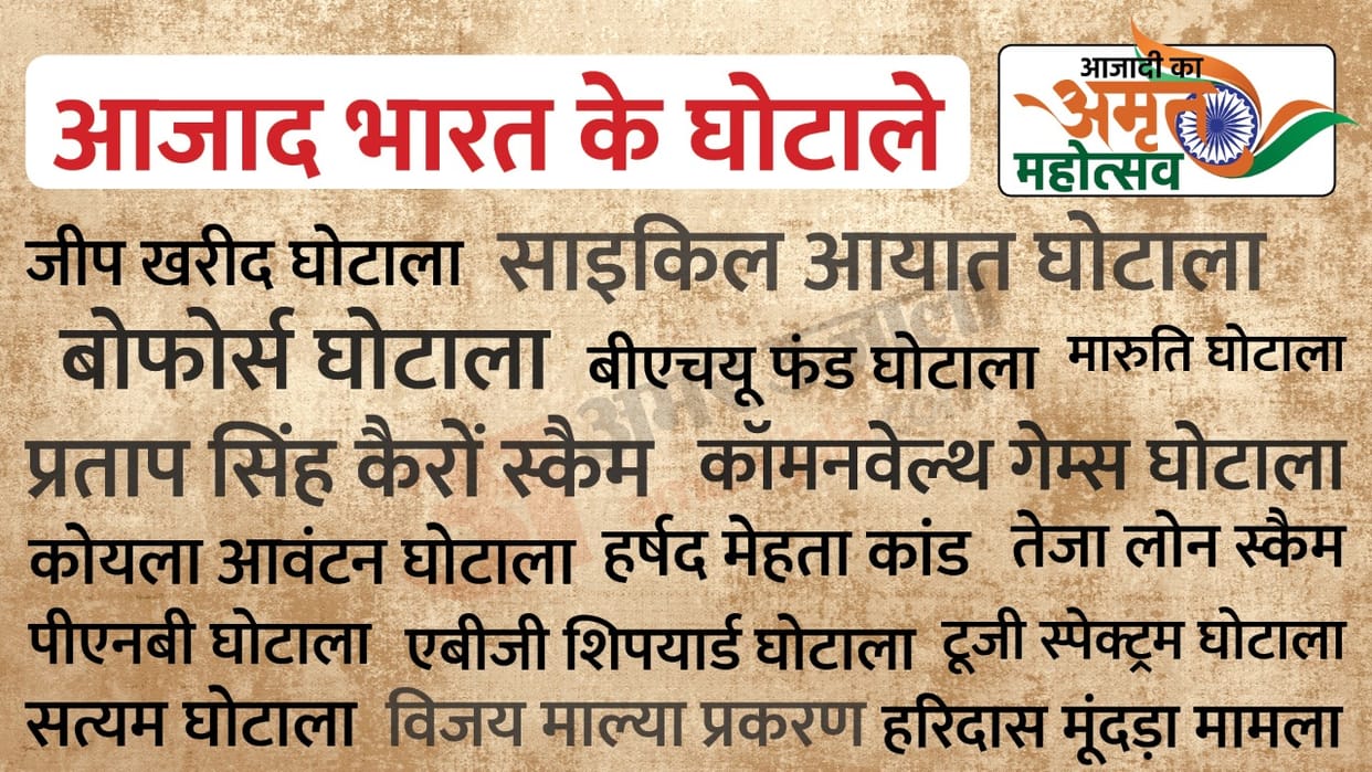 Independence Day: Five scams of independent India, if these were not there, then our history would have been m
