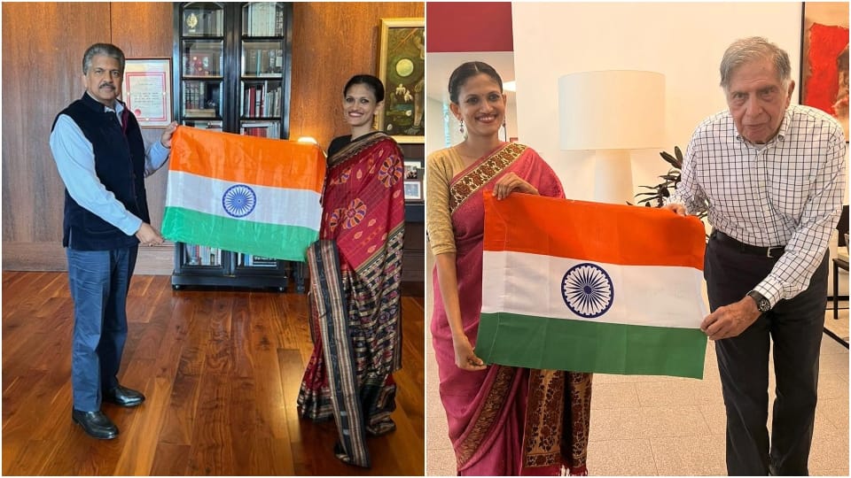 Har Ghar Tiranga: Who is that lady? Who presented the tricolor to Ratan Tata and Anand Mahindra