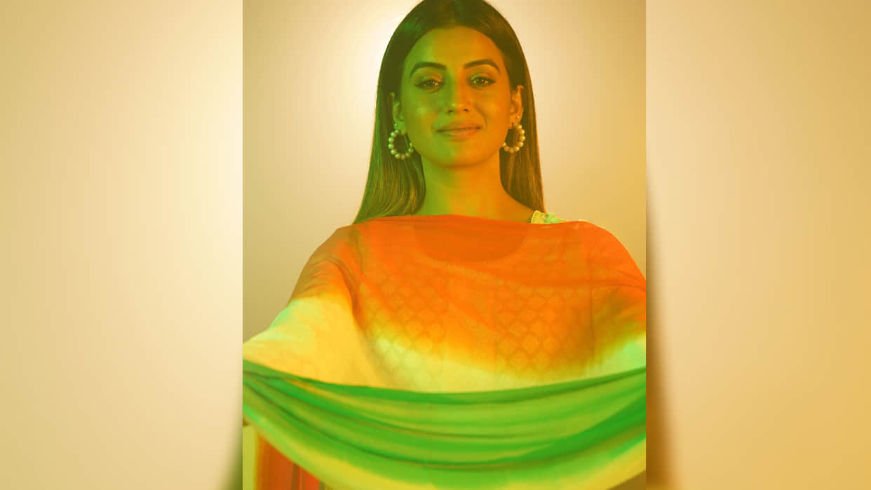 Bhojpuri Actress Akshara Singh supports Har Ghar Tiranga Campaign, share photo on social media