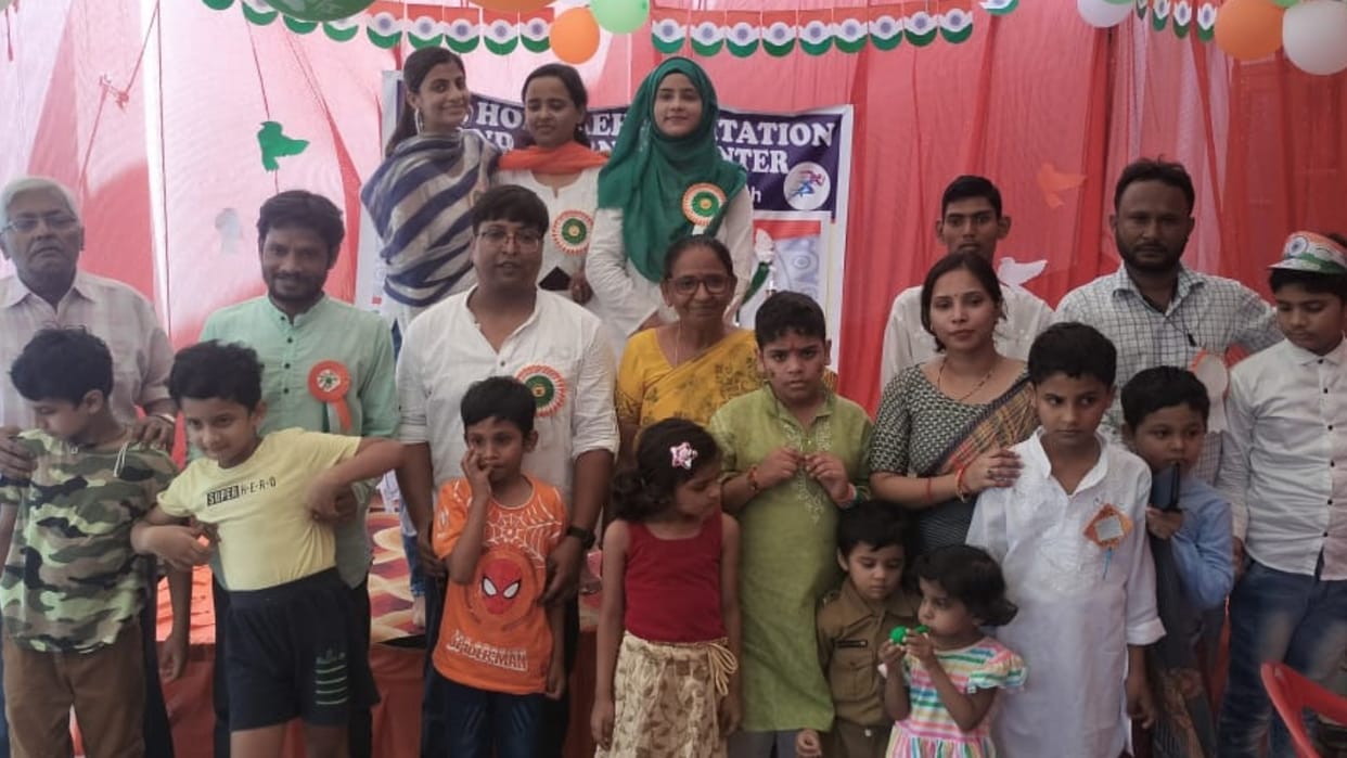 amrit mahotsav celebration with special children.
