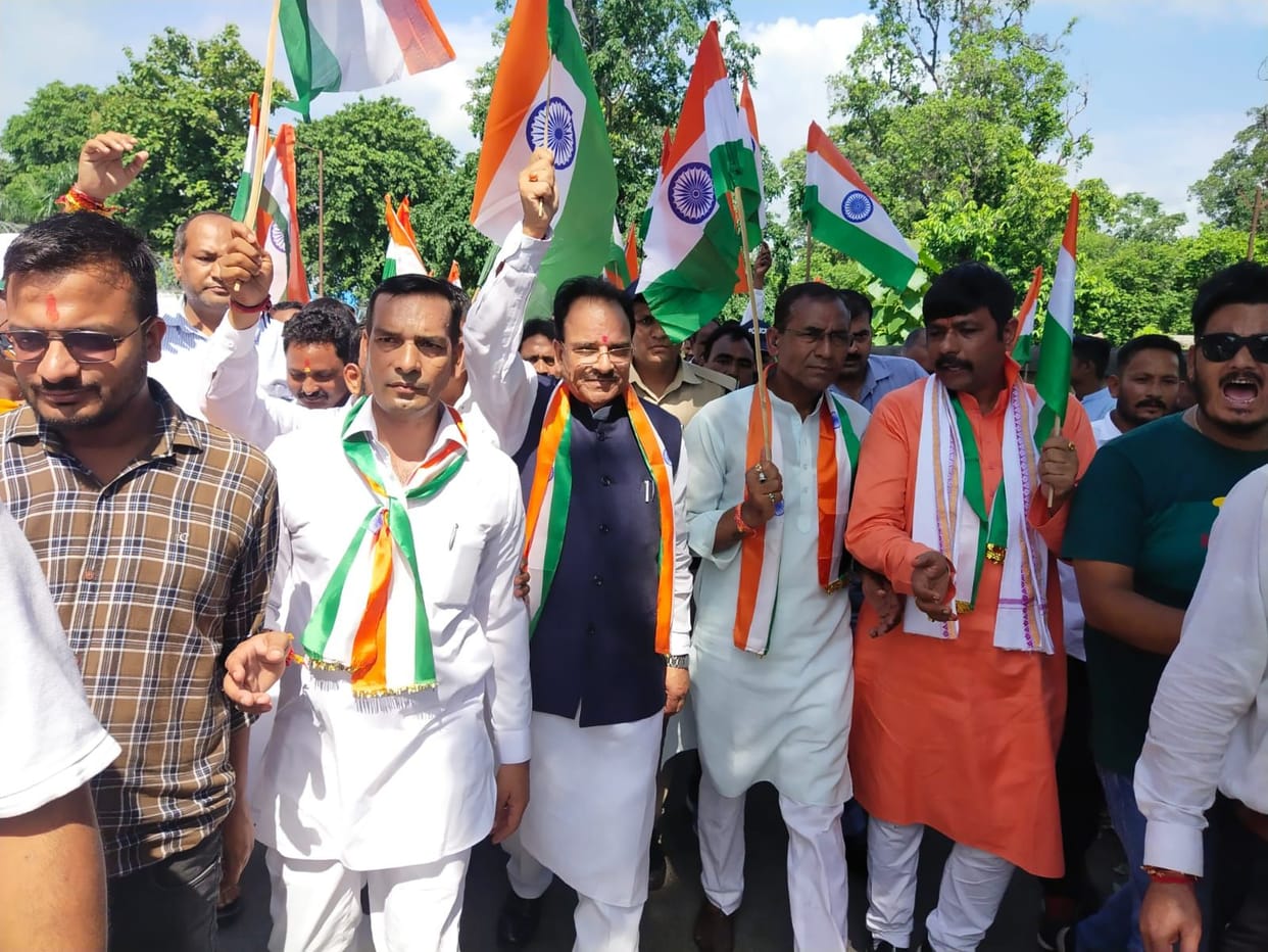 BJP Bindukhatta Mandal took out Prabhat Pheri