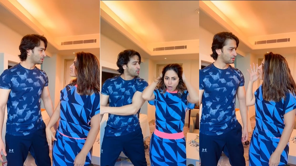 Hina Khan Share a Video With Shaheer Sheikh Lipsync Over Kuch Kuch Hota Hai Dialogue