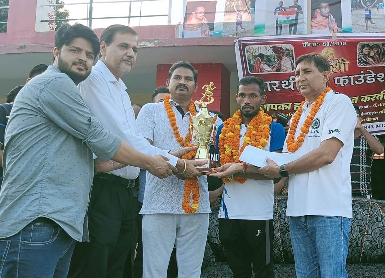 Arun won gold in world cross country held in Berlin
