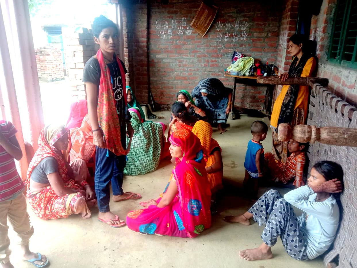 Uncontrollable van collides with parked truck in Kanpur Dehat, couple and son died