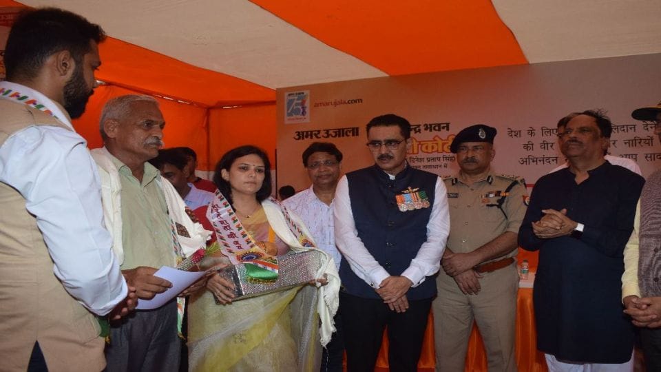 women got emotional in Amar Ujala Veerangana Samman ceremony