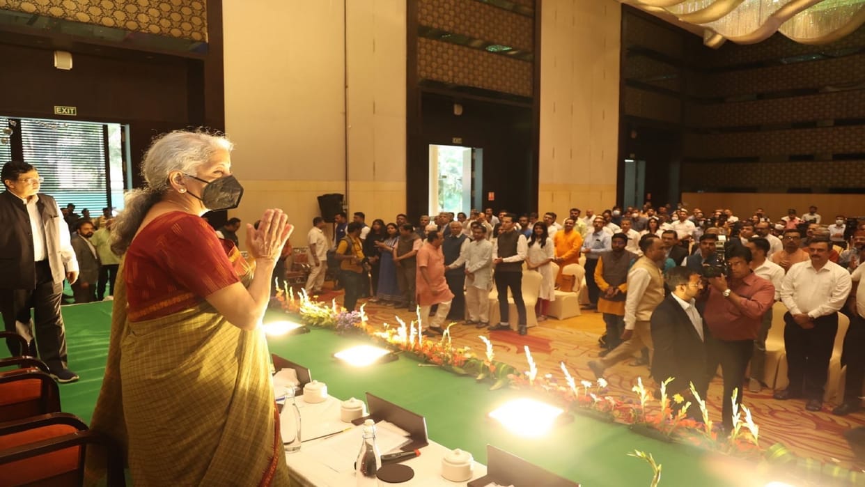 Nirmala Sitharaman asks states doling out freebies to check fiscal health of govt.