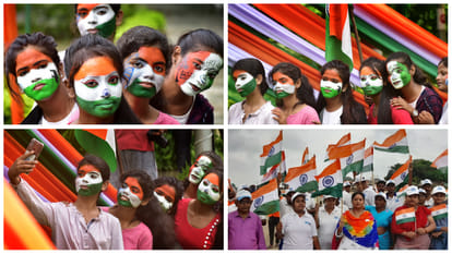 Selfie With Tiranga: The spirit of patriotism was shown, the citizens took selfie with the tricolor