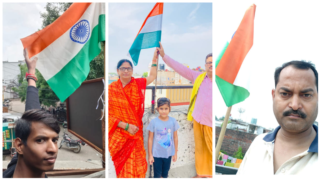 Tricolor on the independence, dp of social media