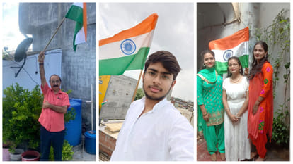 Selfie With Tiranga: The spirit of patriotism was shown, the citizens took selfie with the tricolor
