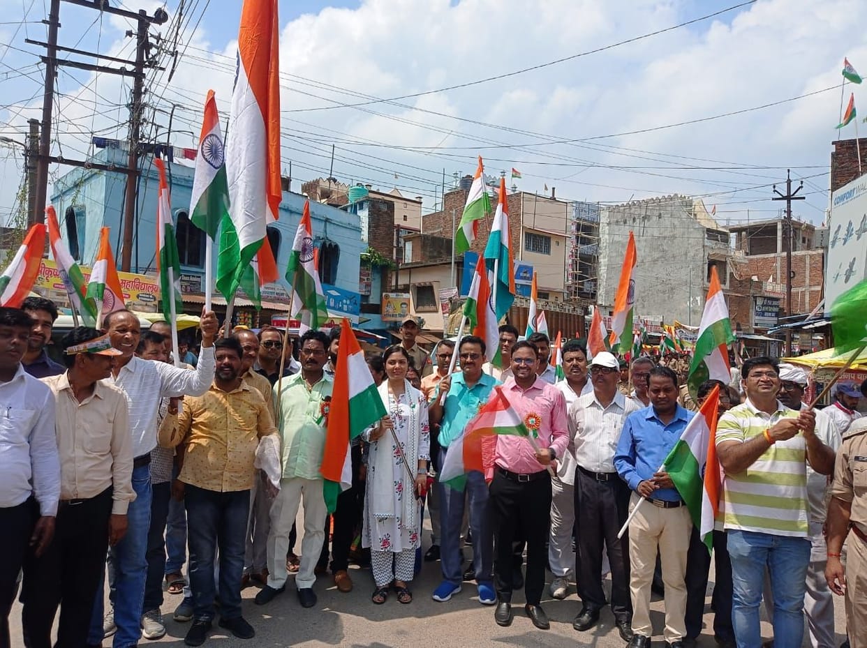 echoes of jaihind during tiranga yatra
