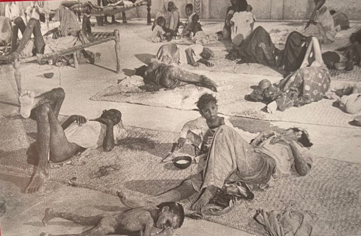 Largest refugee camp was set up in Dharmanagari, Kurukshetra