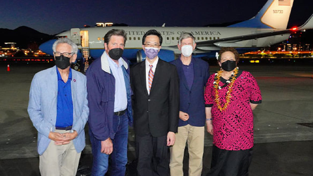 US lawmakers visiting Taiwan 12 days after Nancy Pelosi visit that angered China responded with military drill