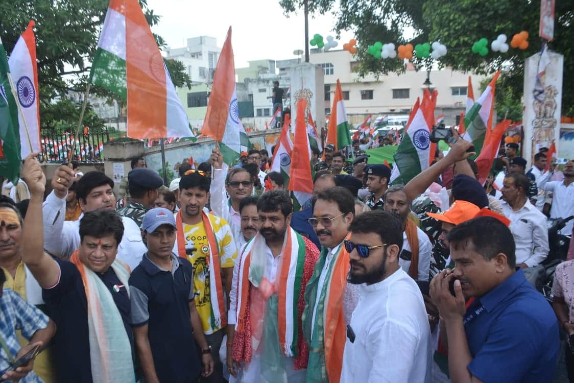 Azadi Ka Amrit Mahotsav in  Kashi varanasi turanga yatra and rally at many places on 15 august