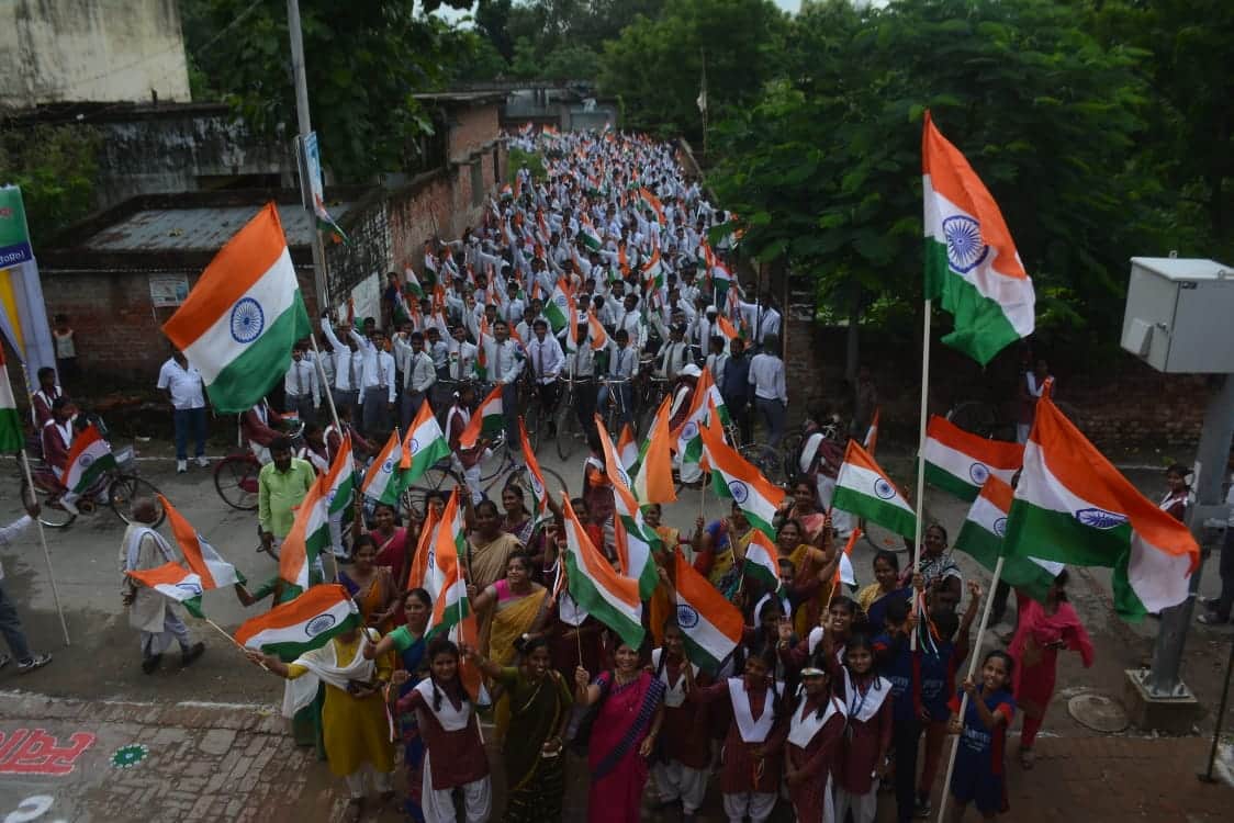 Azadi Ka Amrit Mahotsav in  Kashi varanasi turanga yatra and rally at many places on 15 august