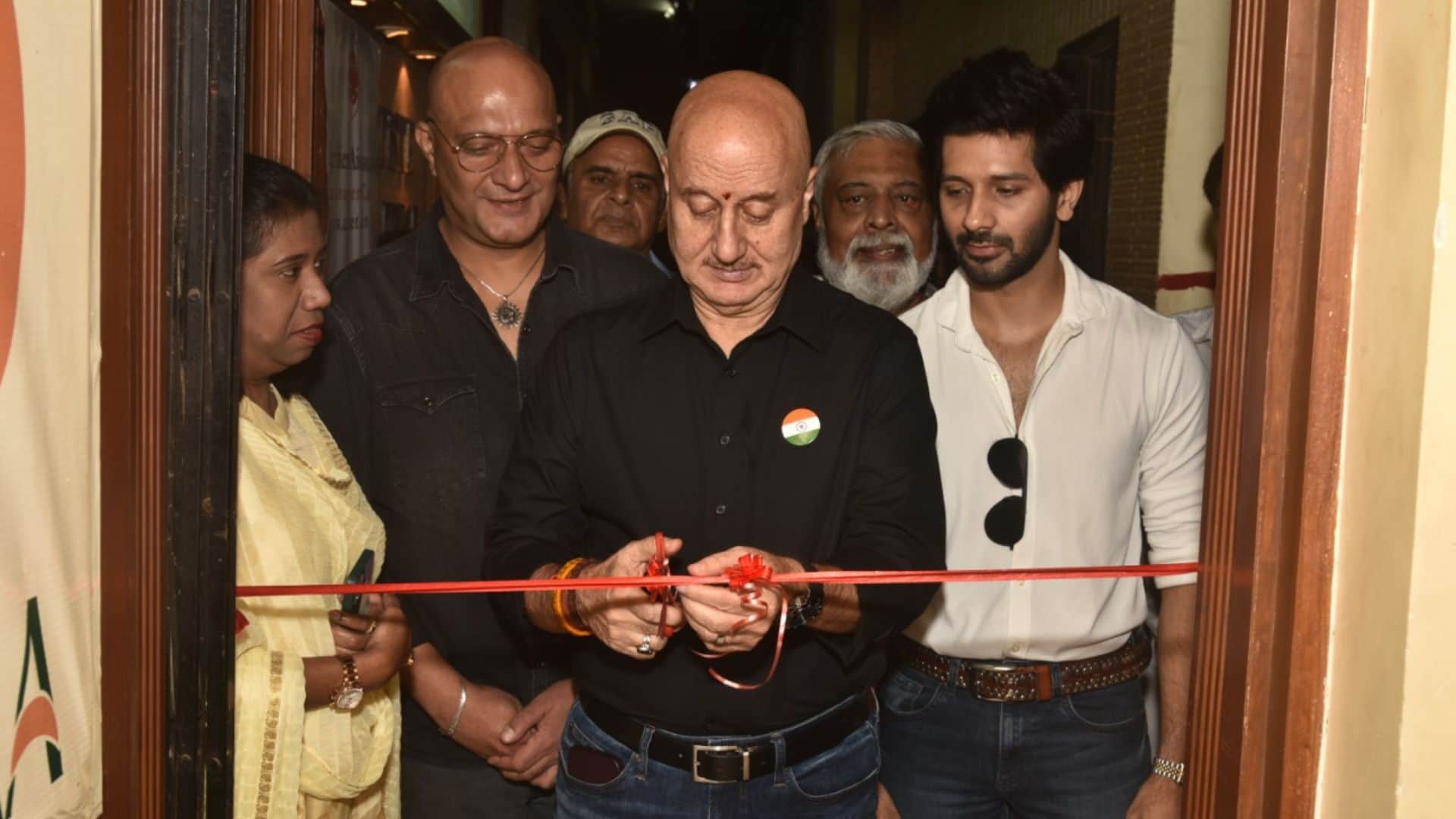 on Independence Day Anupam Kher spoke of womens honor at health services camp on behalf of CINTAA