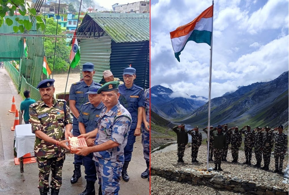 Independence Day 2022: Itbp Hoisted Tricolour on 16 thousand feet Height on china Border
