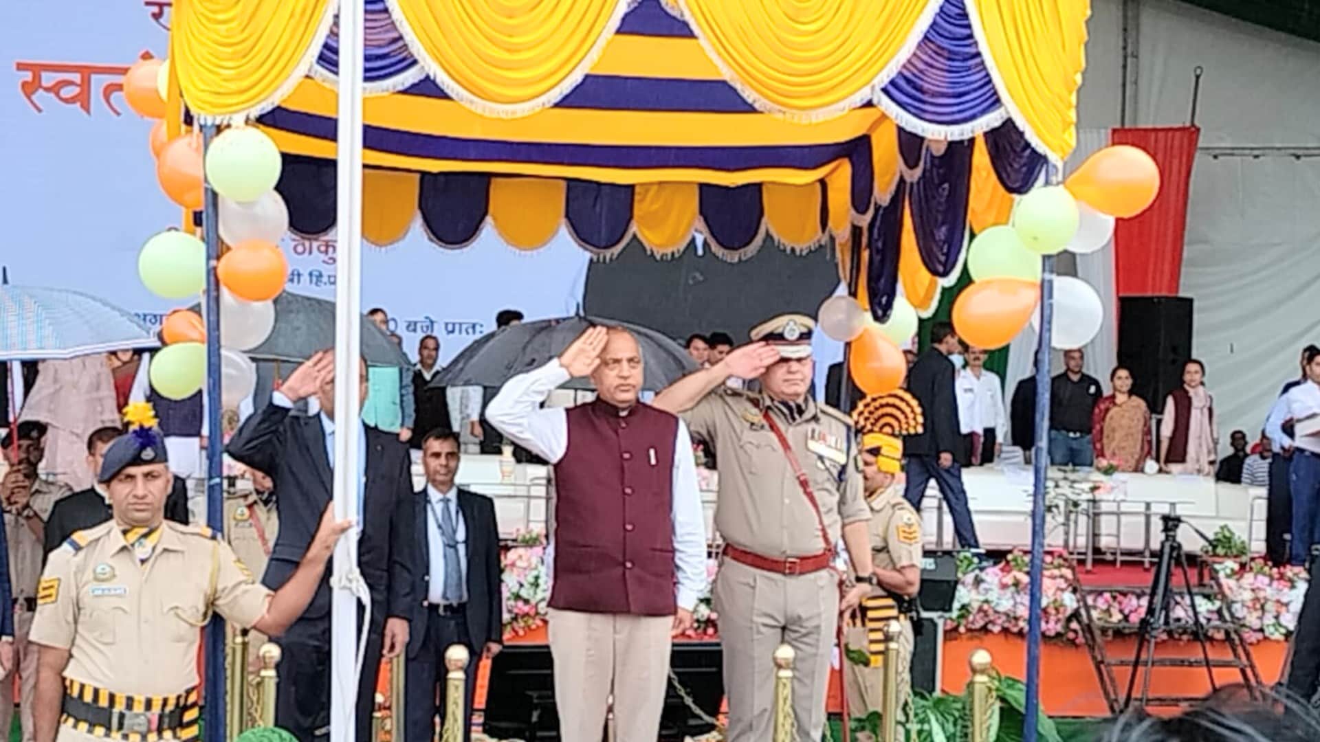 cm jairam thakur Independence Day announcements  for govt employees today, new pay scale arrears, Pre primary