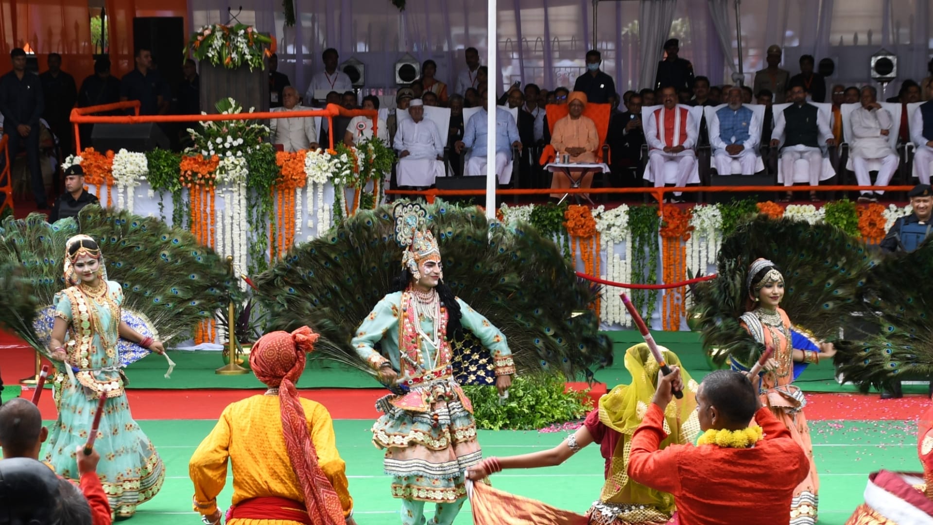 Independence Day celebration and flag hoisting in Lucknow.