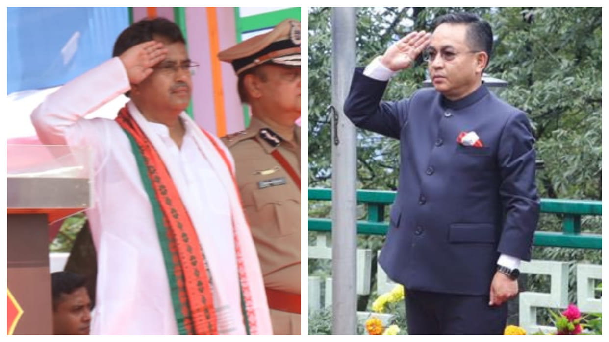 Independence Day Tripura Sikkim Chief Ministers hoisted the tricolor Latest News Update