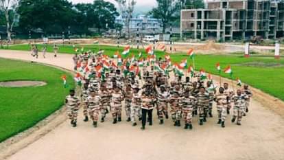 ITBP Jawans will hoists national flag at 75 high altitudes borders near LAC Today