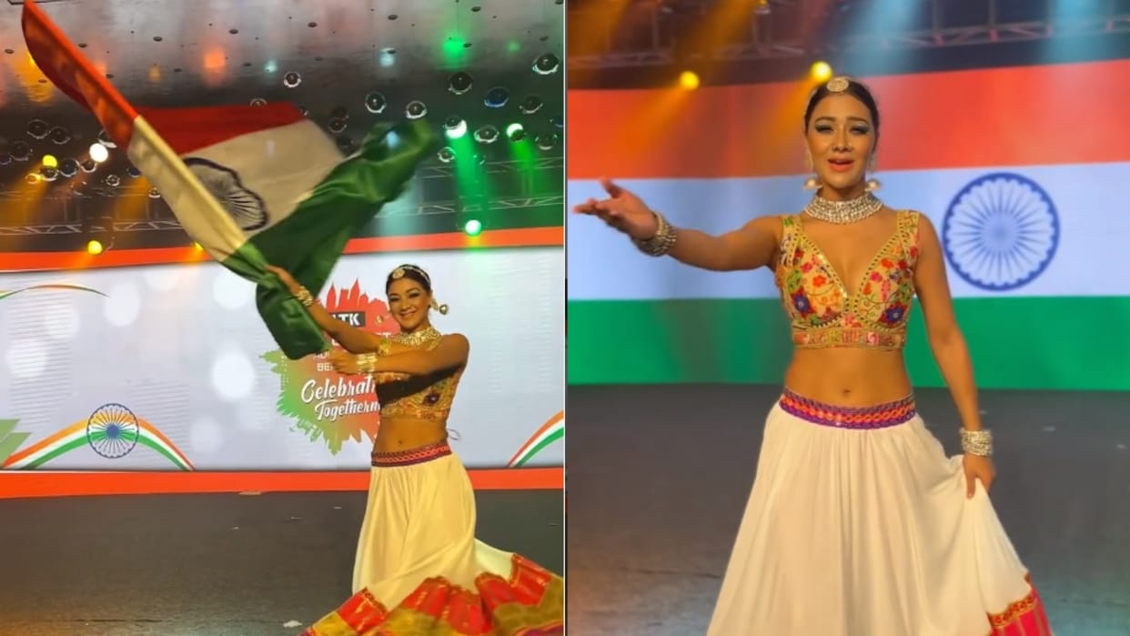 Bhojpuri: Namrita Malla shares a video wishing country men a very happy 75th independence day