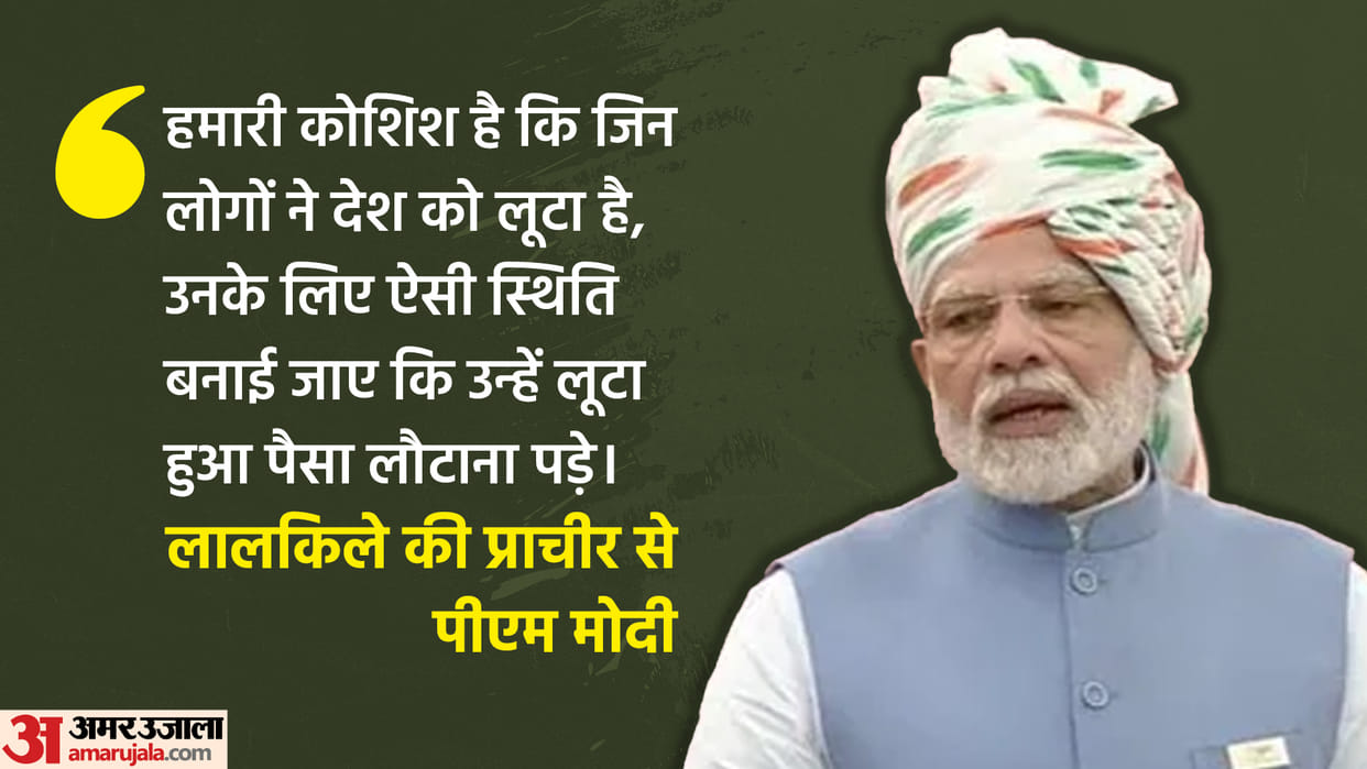 PM said-Those who looted the country will have to be returned
