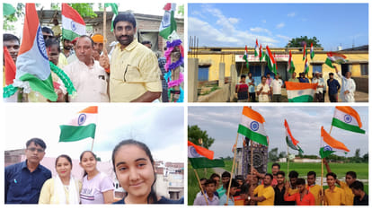 Selfie With Tiranga: The spirit of patriotism was shown, the citizens took selfie with the tricolor