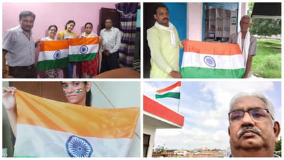 Selfie With Tiranga: The spirit of patriotism was shown, the citizens took selfie with the tricolor