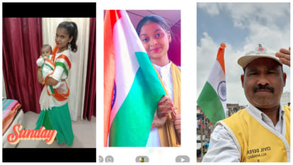 Selfie With Tiranga: The spirit of patriotism was shown, the citizens took selfie with the tricolor
