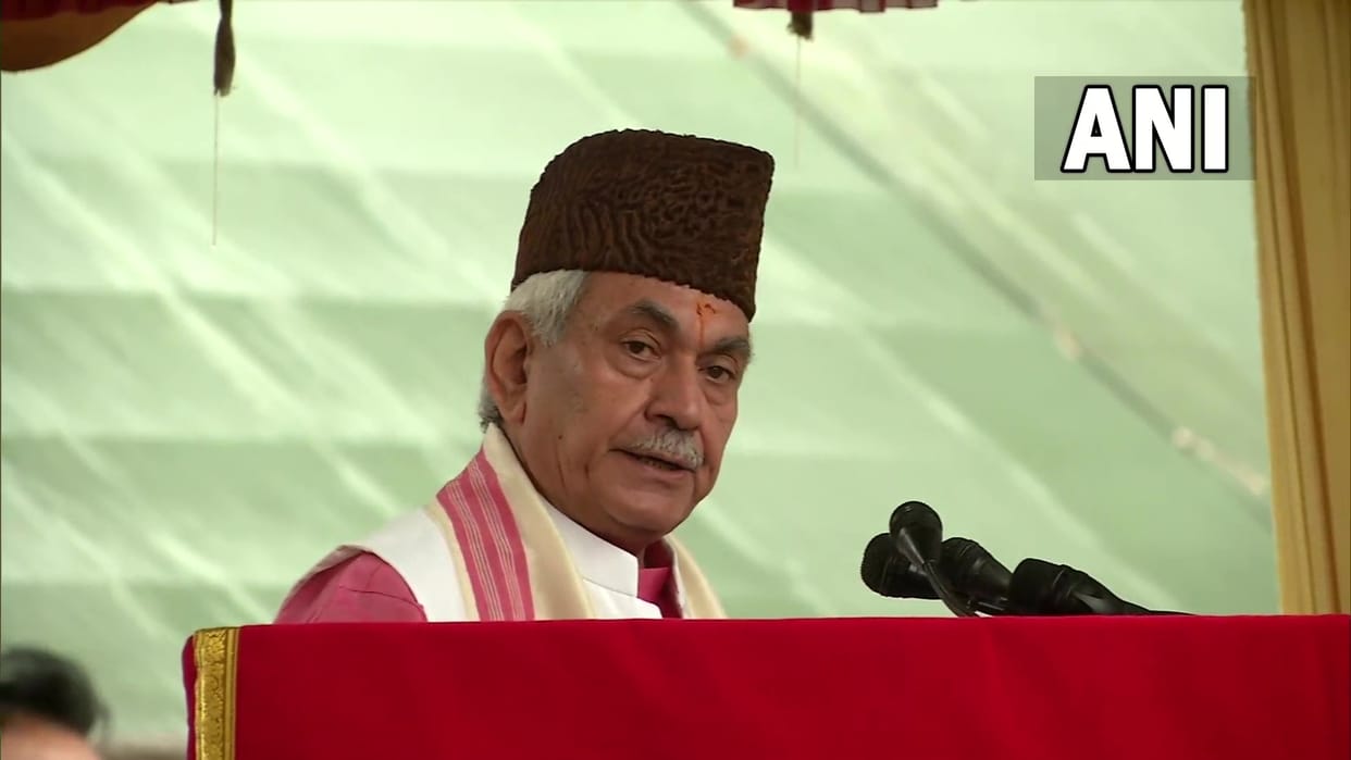 Manoj Sinha said that every year in JK 5th August will be celebrated as Freedom from Corruption day