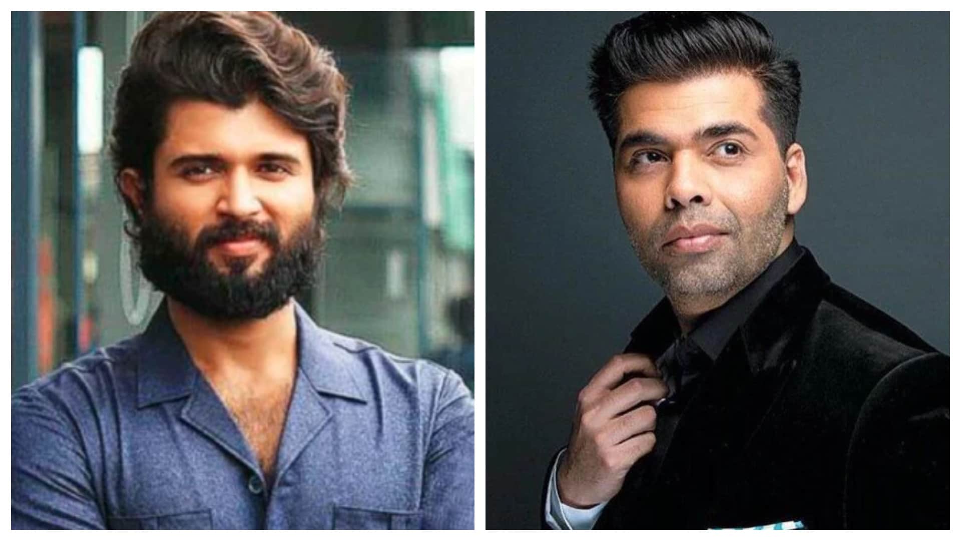 Koffee With Karan 7: Karan Johar says liger star Vijay Deverakonda is single not dating Rashmika Mandanna