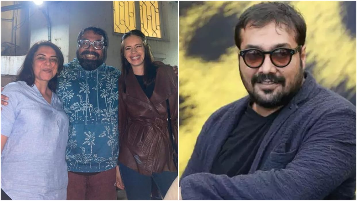 dobaaraa film director anurag kashyap shares a photo with ex wives aarti bajaj and kalki koechlin
