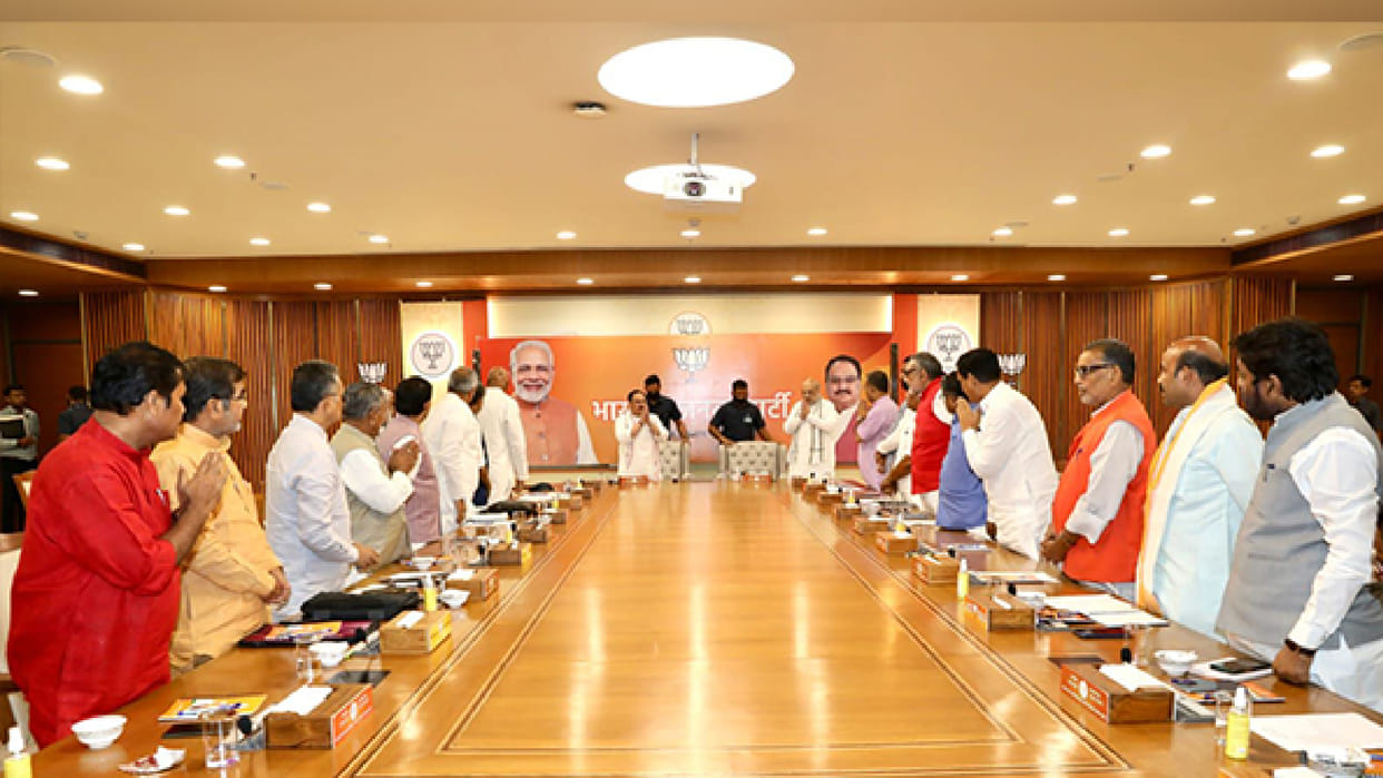 JP Nadda to hold a meeting with the party  Bihar Bjp core committee in Delhi today