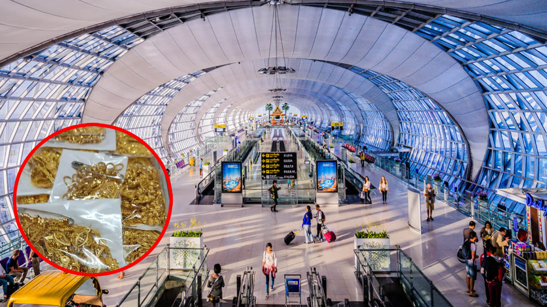 Gold worth Rs 1.21 crore seized at Chennai airport flyer arrested