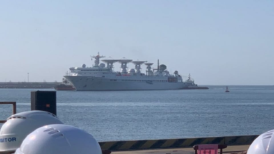 Chinese research vessel Yuan Wang 5 reached Hambantota Port today
