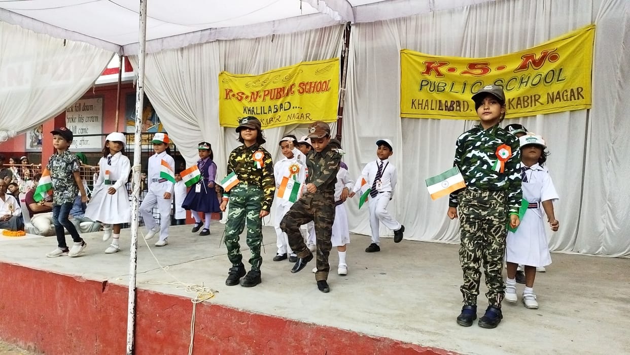 Patriotic tunes echoed from city to village