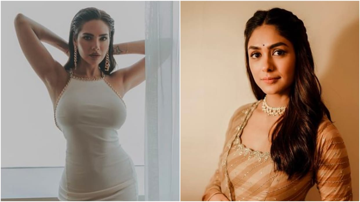 photos of the day esha gupta bold look and mrunal thakur traditional pics celebrity update in 10 pictures