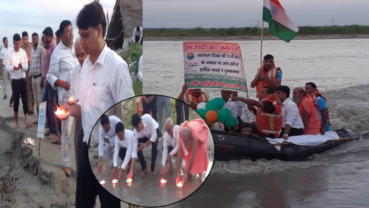 Ganga Maha Aarti started today in the historical city Hastinapur in Meerut