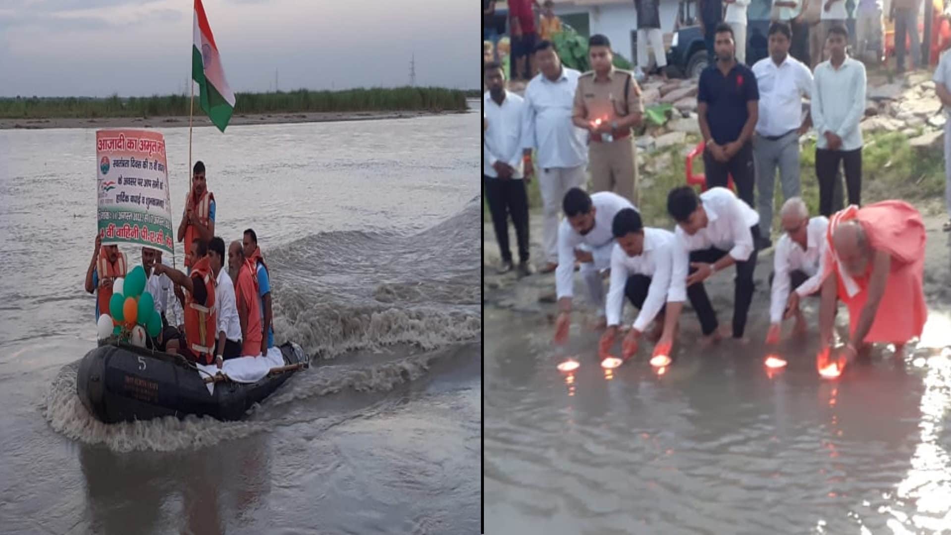 Ganga Maha Aarti started today in the historical city Hastinapur in Meerut