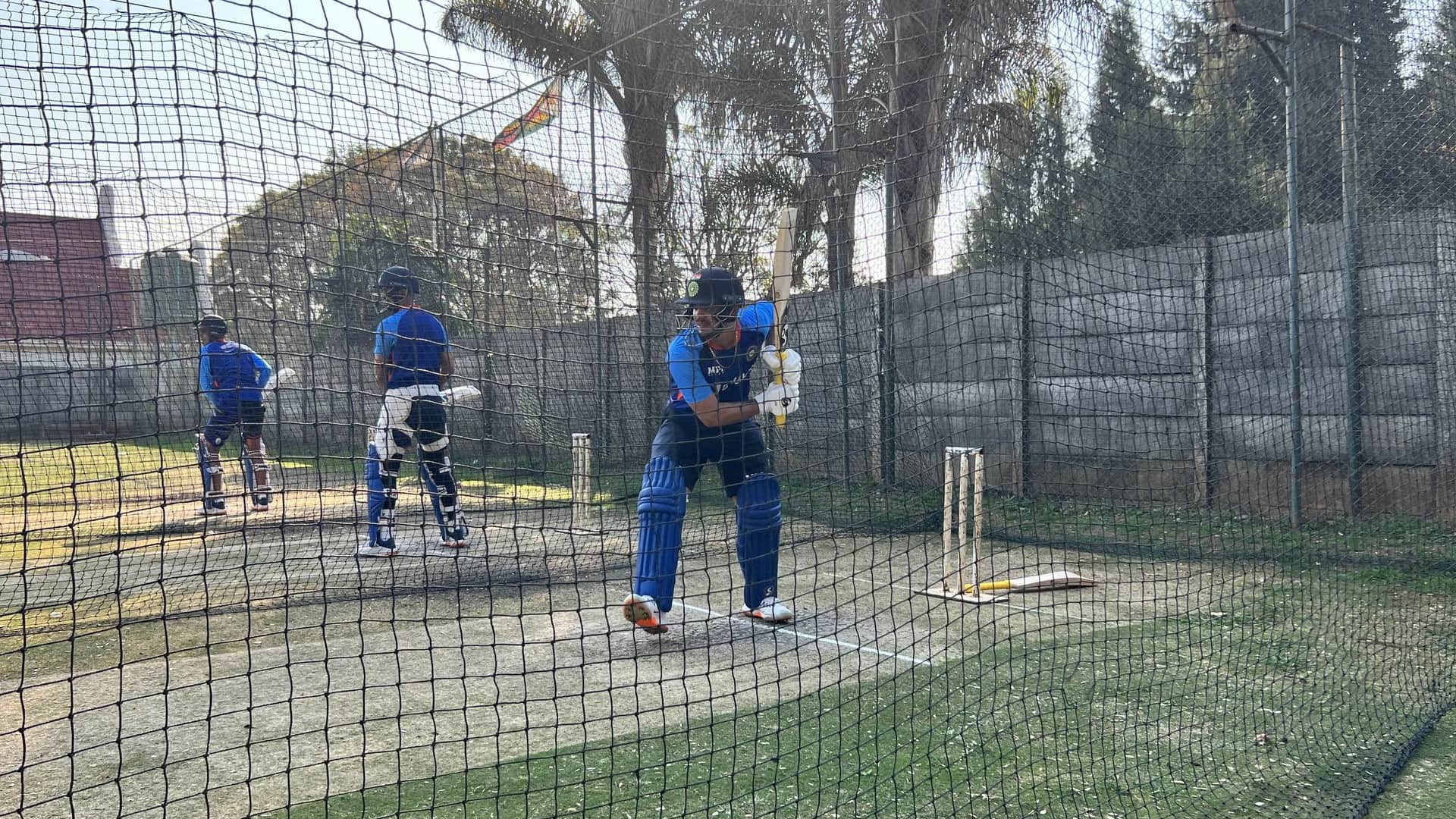 Indian Players Practice session before ODI Series against Zimbabwe see photos