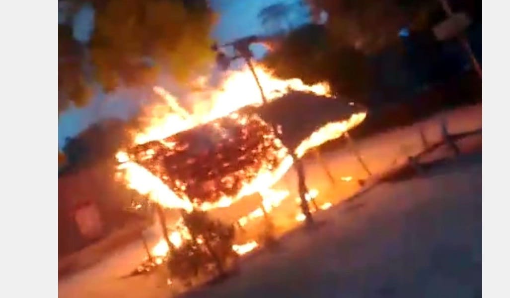 Stone pelting and arson in land dispute in Kannauj, police filed report, four arrested