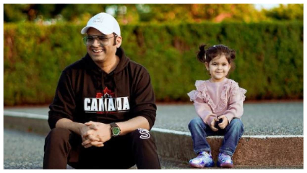 King Of Comedy Kapil Sharma share a cute photo with daughter Anayra Sharma says  My little world