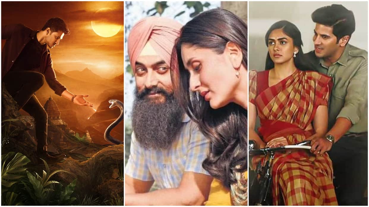 south movies vs laal singh chaddha box office collection aamir khan karthikeya 2 sita ramam