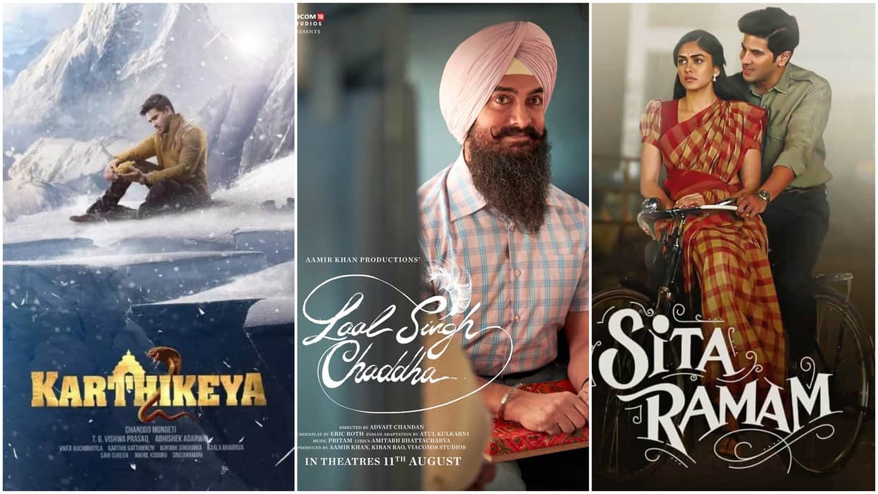 South Films Vs Laal Singh chaddha box office collection Aamir Khan, Sita Ramam Karthikeya 2 breaking records