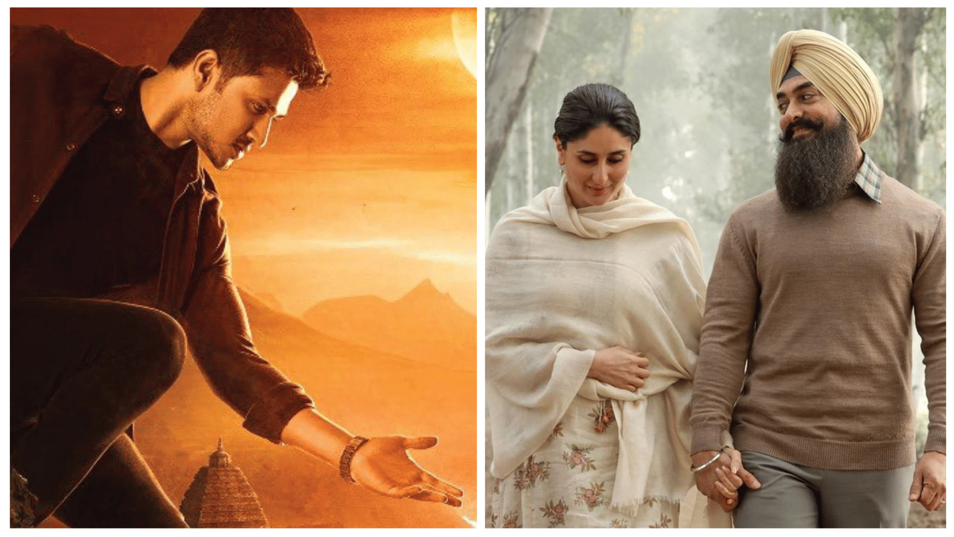 Karthikeya 2 vs Laal Singh Chaddha Nikhil Siddhartha Telugu beat Aamir Khan flop film Box Office Collection Bu