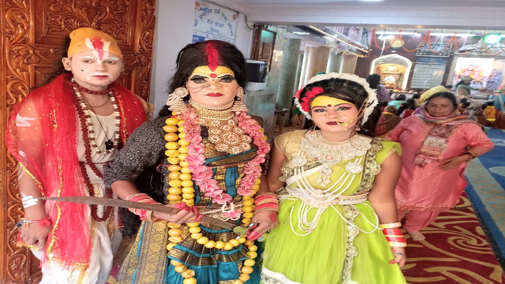 annual festival of Shri Krishna Janmashtami is being celebrated with great pomp on behalf of Sanatan Dharma Sa