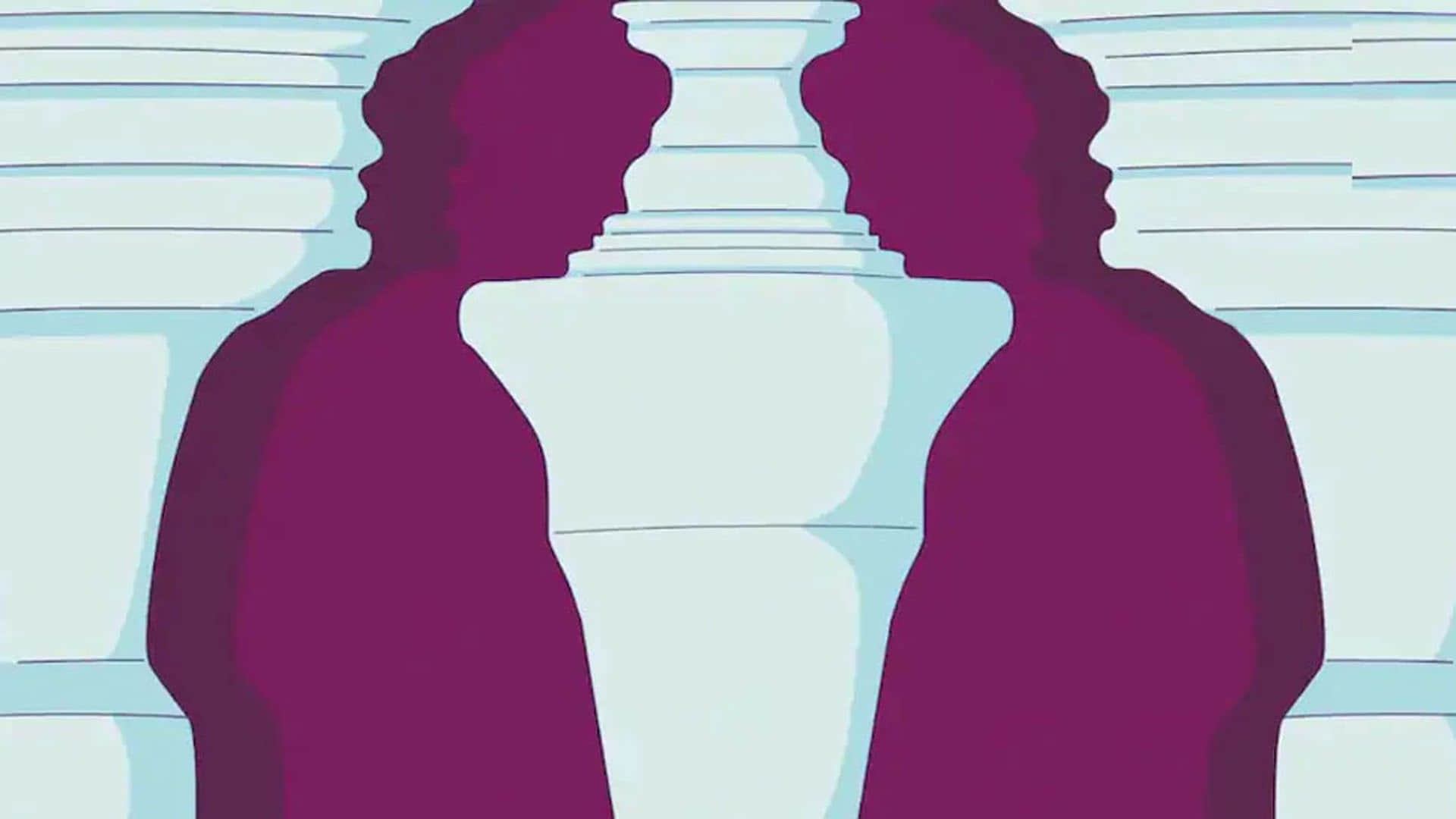 Optical Illusion Images to Test Brain IQ Find Out Pillars or Persons From Picture