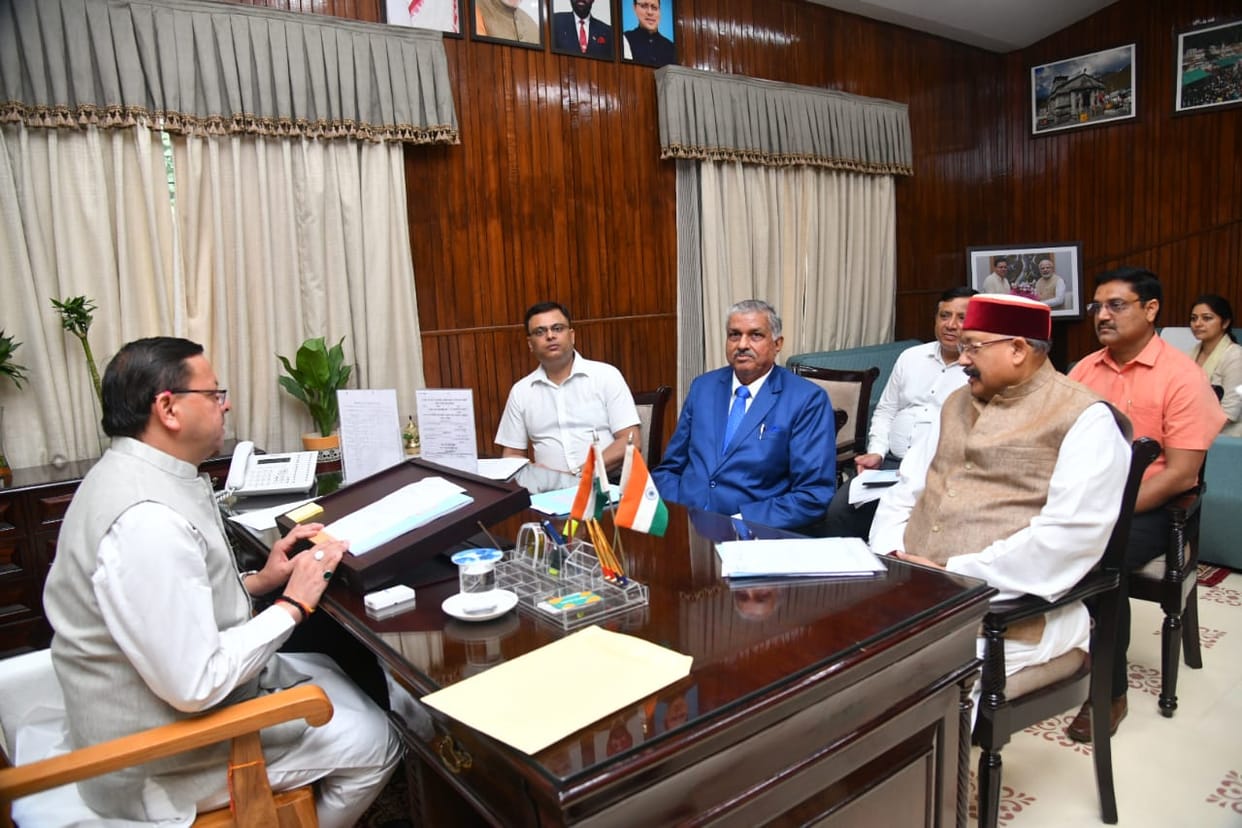 Three-tier Panchayat Election: Team submit report to cm pushkar singh dhami